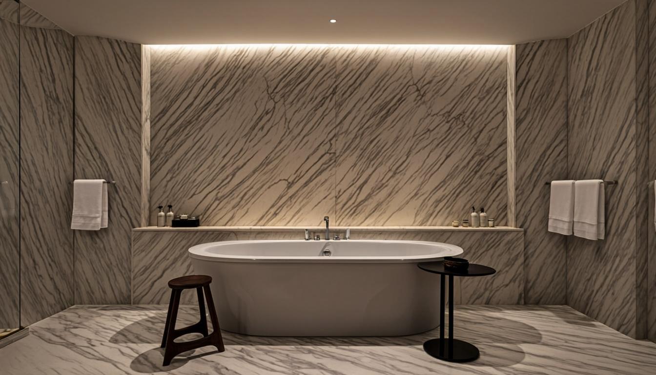 Spa-inspired bathroom